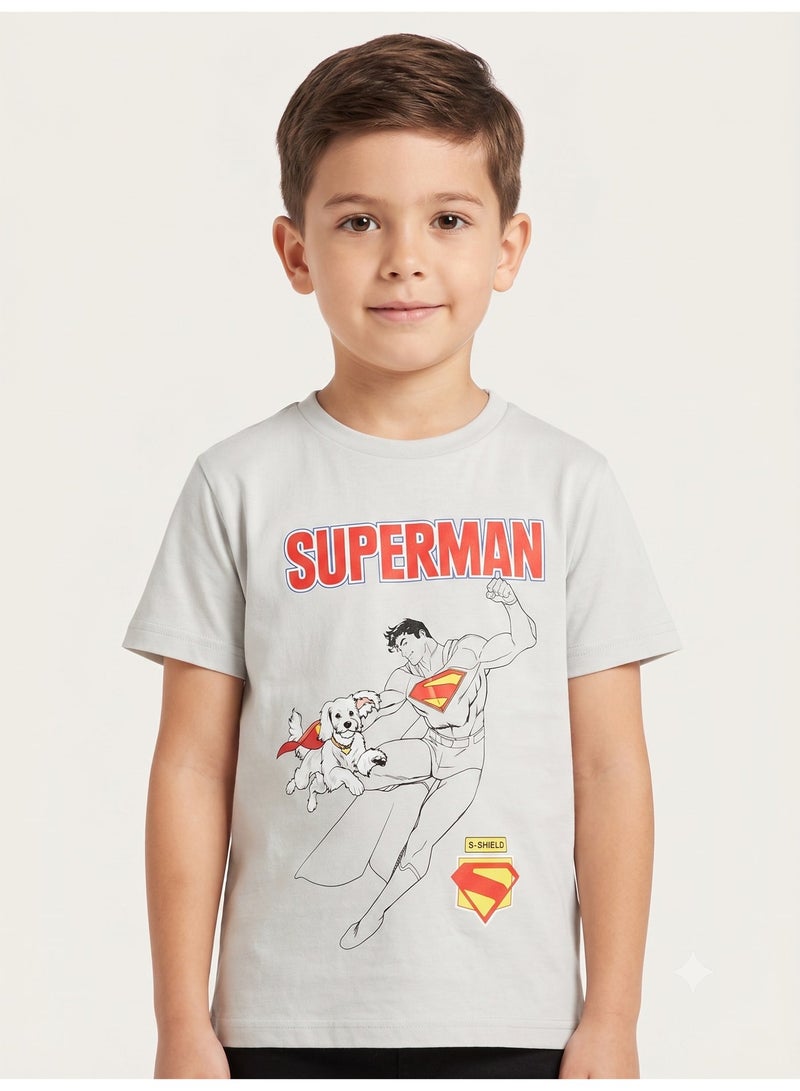 WB Super Man Boys T-Shirt - Image 1
