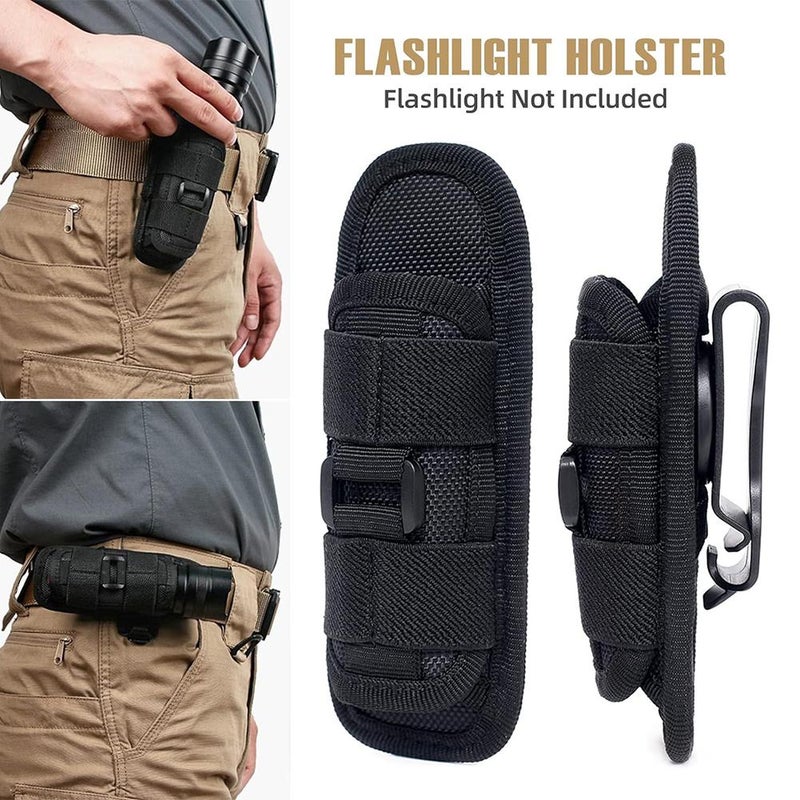 Outdoor nylon flashlight sling, adjustable, rotating, waist-mounted, Oxford flashlight sling - Image 2