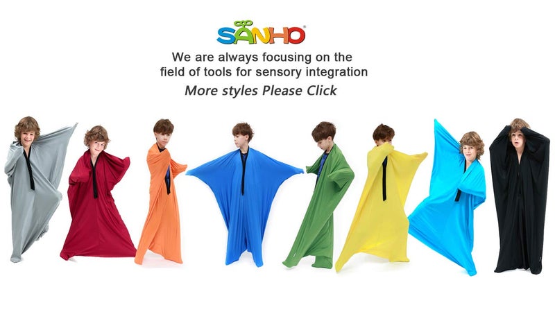 SANHO Dynamic Movement Sensory Sox - Updated Version, Small, 3-5 Years, 40" L x 27" W Green - Image 5