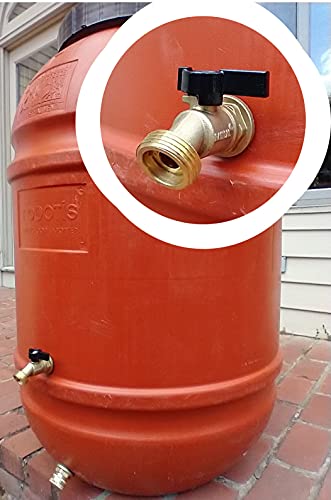 RAINPAL RBS005 Brass Water Container/Rain Barrel Quarter Turn Spigot(LF Compliant, For OPEN TOP BARRELS) - Image 4