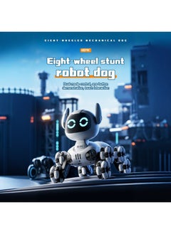 Generic Hot Sale Children Remote Control Robot Dog Smart Toy Electric Mechanical Dog Toy Car Pet Dog Car Boy-Color:Y9-silver Gray-dual Mode + Light Music + Touch Interaction-Specifications:Dual Battery Package - One Spare Battery + Screwdriver No. 5  - Image 4