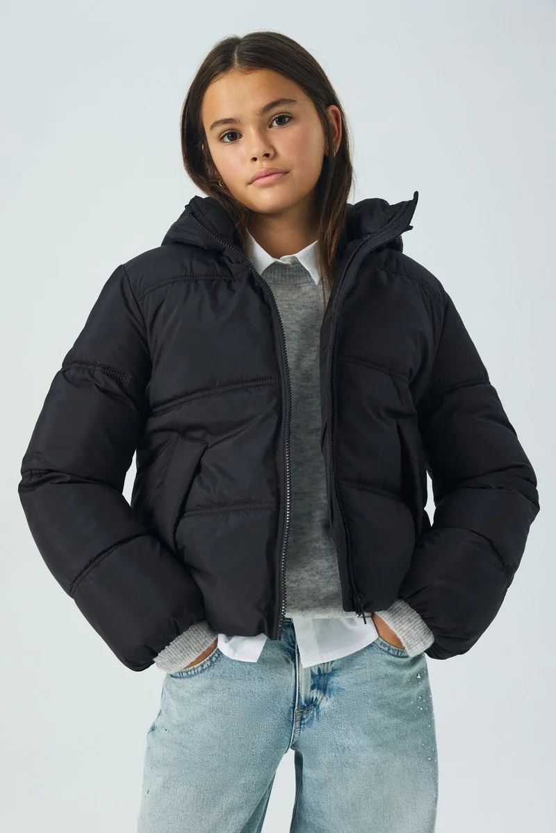 H&M Hooded puffer jacket