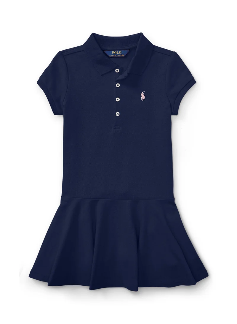 POLO RALPH LAUREN Youth Embroidered Logo Polo Dress