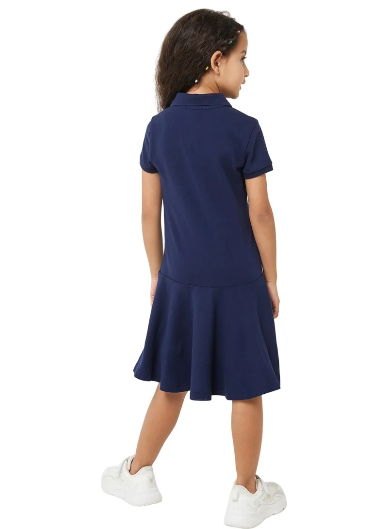 POLO RALPH LAUREN Youth Embroidered Logo Polo Dress