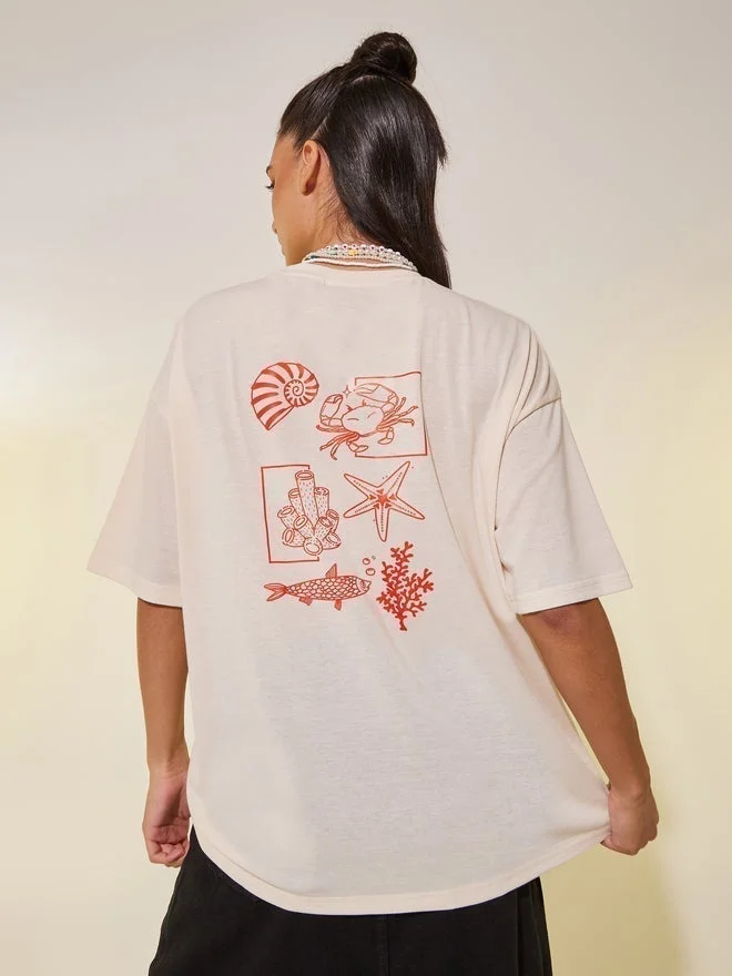 Take Two Graphic Print Round Neck T-Shirt