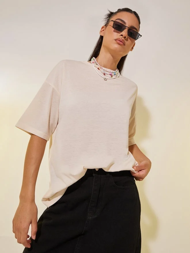 Take Two Graphic Print Round Neck T-Shirt