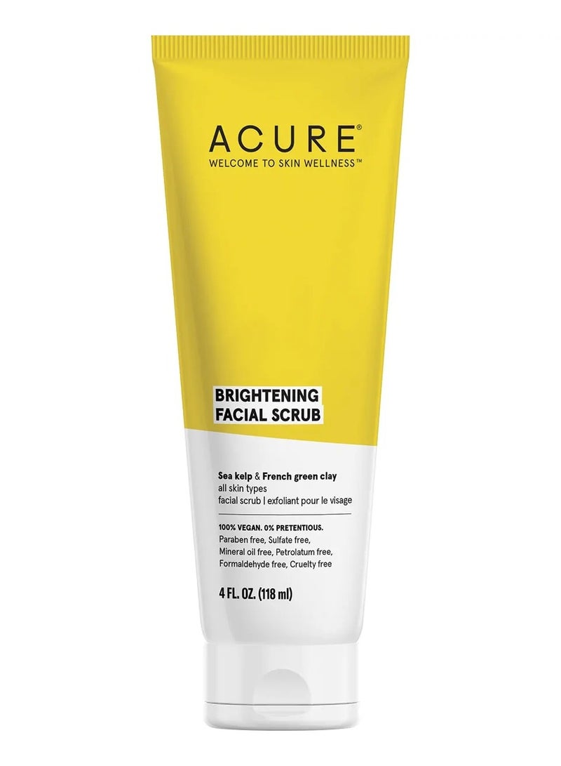 Acure Facial Scrub for Brightening and Smoothing Skin - 118ml - Image 1