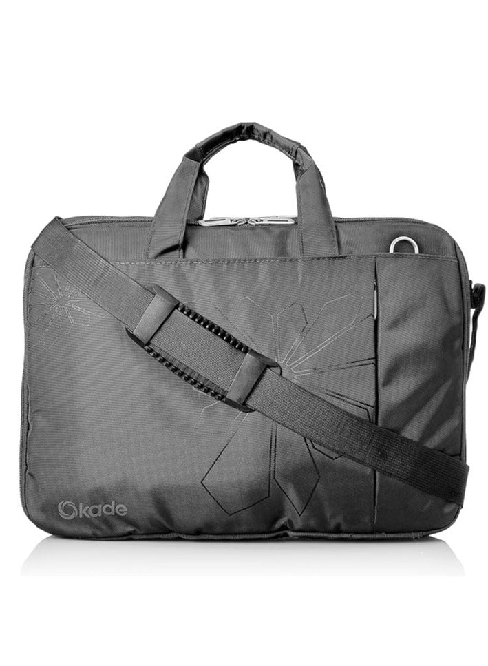 أوكايد حقيبة كمبيوتر محمول T06 للكتف باليد - رمادي - Image 1