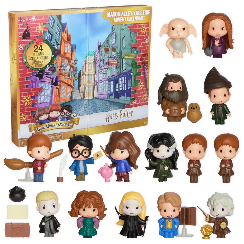 Wizarding World Harry Potter Micro Magical Moments Diagon Alley Yuletide Advent Calendar 2025 24 Surprise Toys Countdown Calendar for Ages 6 and up - Image 2