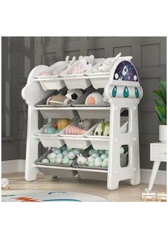 Kids Toy Storage Rack, Removable Kids Toy Storage Organizer with 10 Plastic Bins, Toy Rack with Bins for Children’s Room - pzsku/Z191ABF5DB6F01EEAA454Z/45/_/1717053712/7dab5838-aa5a-434b-9931-d838416412ae