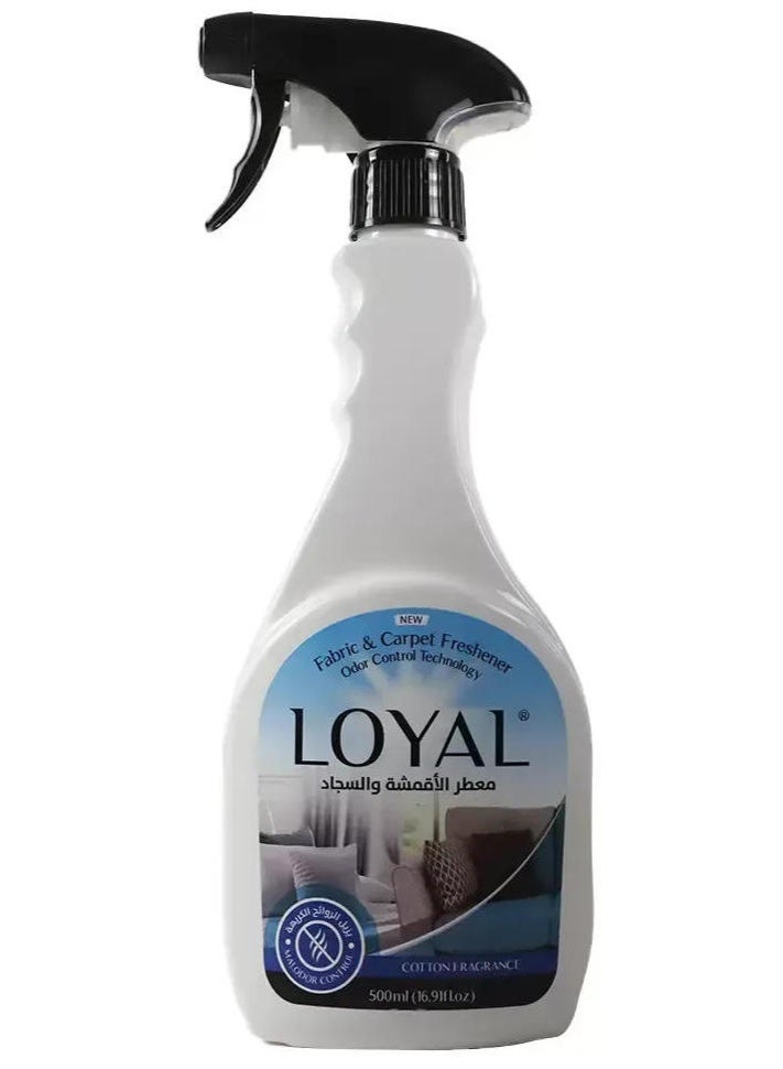 loyal Fabric Carpet And Air Freshener 500 ML Cotton Fragrance - Image 1