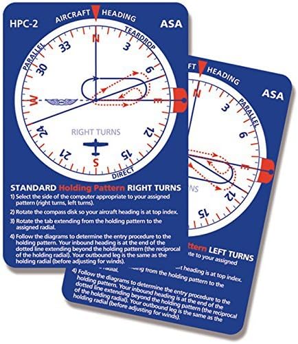 ASA Holding Pattern Computer With Standard and NonStandard Holding Pattern for Aviation - Image 3