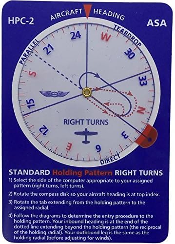 ASA Holding Pattern Computer With Standard and NonStandard Holding Pattern for Aviation - Image 2