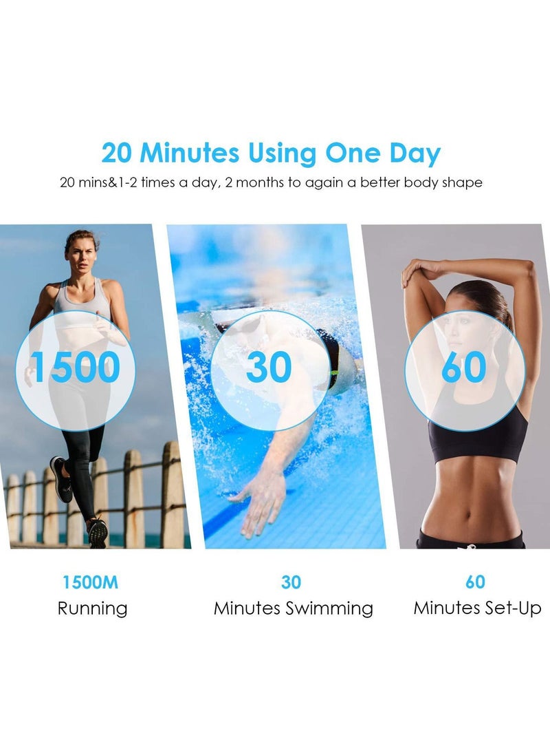 Muscle Stimulator, Stimulator, Training Workout Belt, Body Abdominal Toning Gear Waist Trimmer, Abs Workout Equipment at Home Office or Gym - Image 5