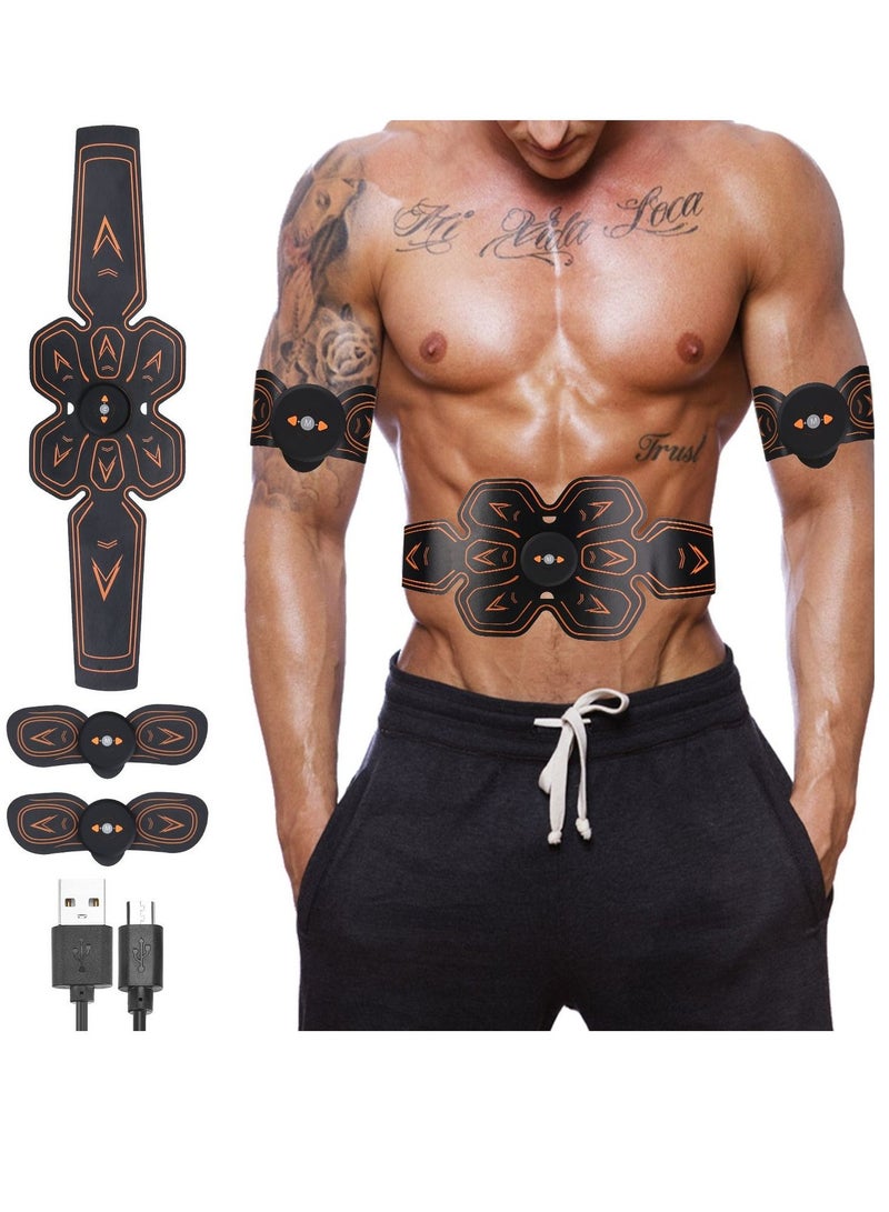 Muscle Stimulator, Stimulator, Training Workout Belt, Body Abdominal Toning Gear Waist Trimmer, Abs Workout Equipment at Home Office or Gym - Image 2