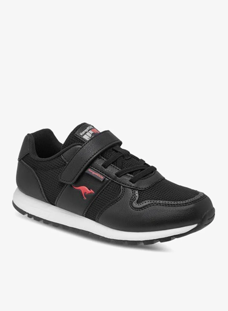 kangaROOS Boys' Logo Detail Sneakers with Hook and Loop Closure