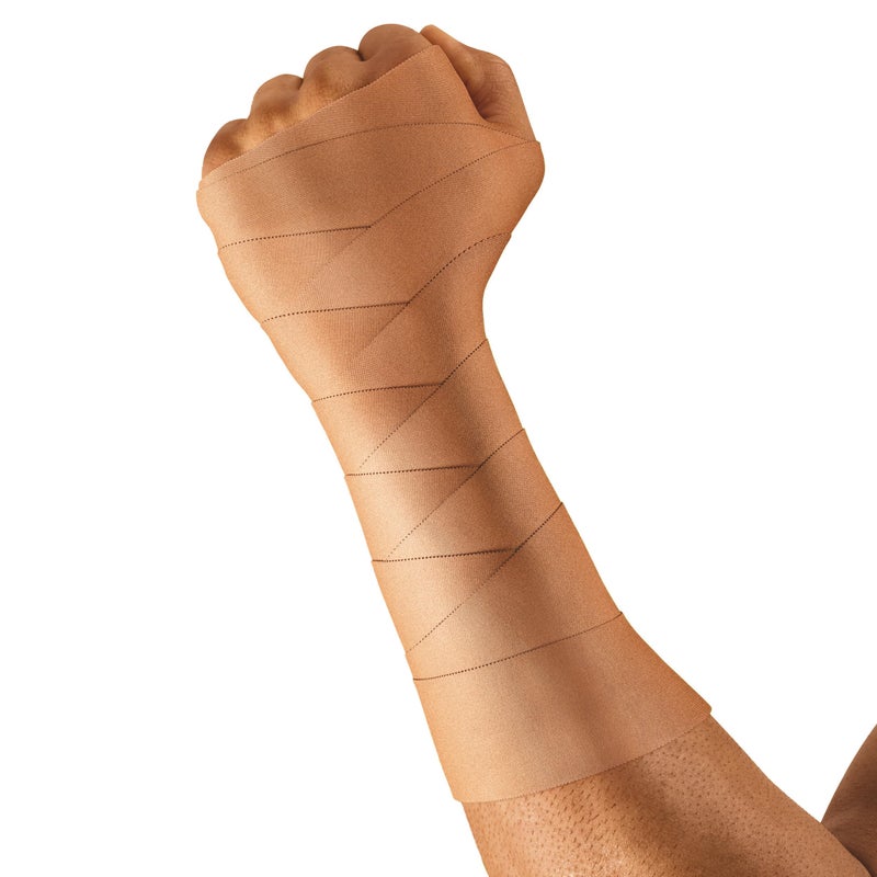 Leukotape شريط ليوكوتيب P اللاصق - لإصابات الرياضة، والتمزقات، والتواءات - 1.5 بوصة × 15 ياردة، بني، (لفة واحدة) - Image 4