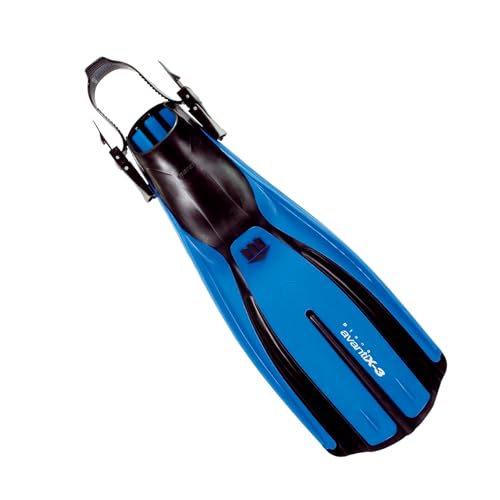 Mares Unisex Plana Avanti X3 Open Heel Swim Fins Durable WearResistant Flexible Flippers for Swimming Scuba Diving Freediving Snorkeling Blue Regular - Image 3