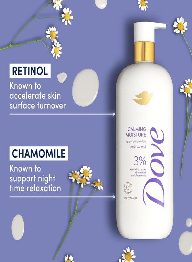 Dove Serum Body Wash Calming Moisture renews skin with Retinol Serum 18.5 Fl Oz - Image 2