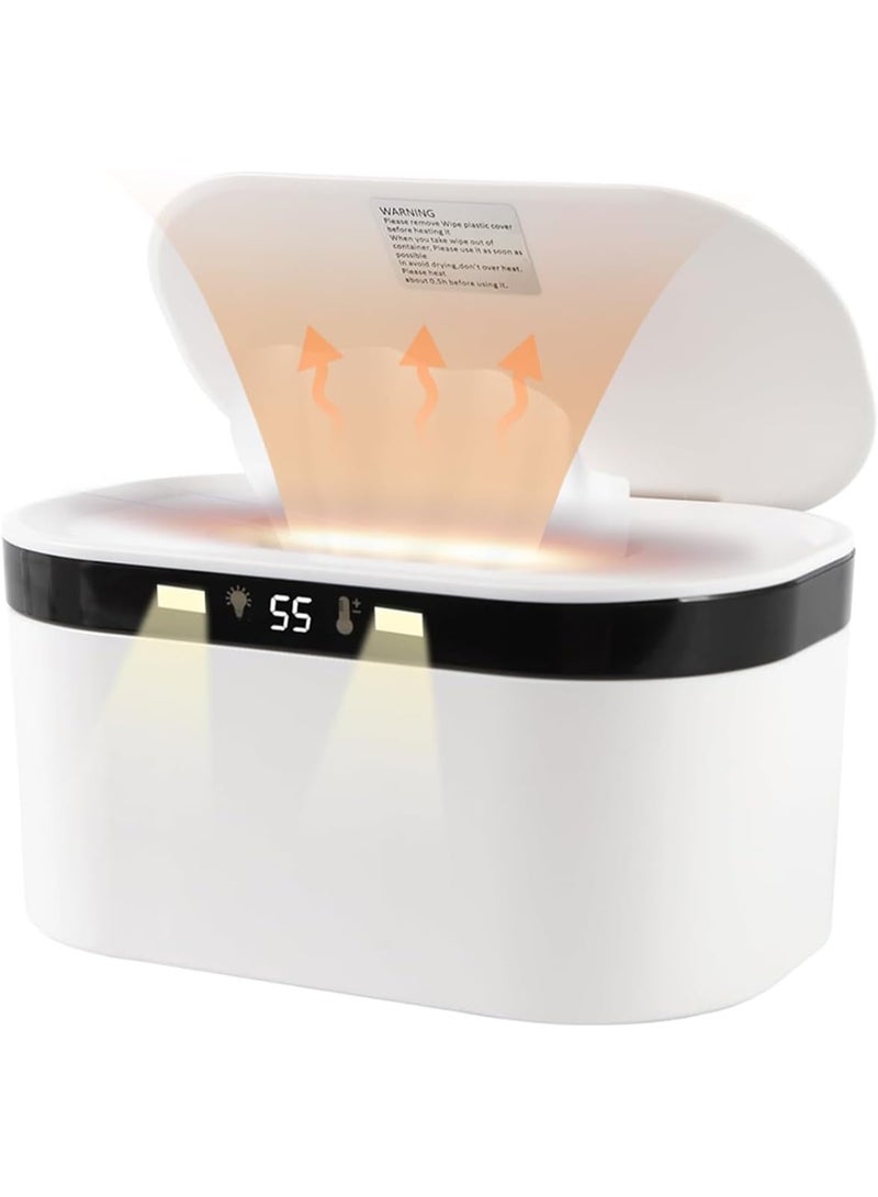 0TO1 TECH Baby Wipe Warmer,Baby Wet Wipe Warmer with 5 Modes of Temperature,USB Large Capacity Wipes Dispenser with Night Light,Heating Control Dual Heat,Diaper Wipe Warmer for Baby Comfort,Quiet Even Heating - Image 1