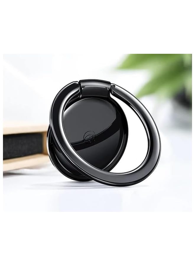 Green Tiger Mobile Phone Ring Holder, Black Color Adjustable Finger Grip,Supports Car Mount & Compactable with any Smartphone - Image 3