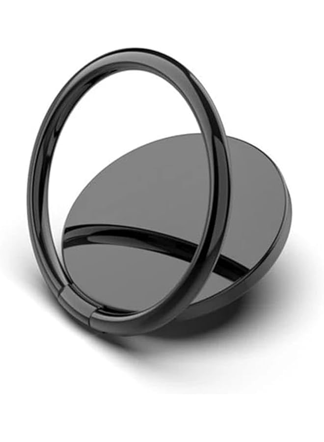 Green Tiger Mobile Phone Ring Holder, Black Color Adjustable Finger Grip,Supports Car Mount & Compactable with any Smartphone - Image 1