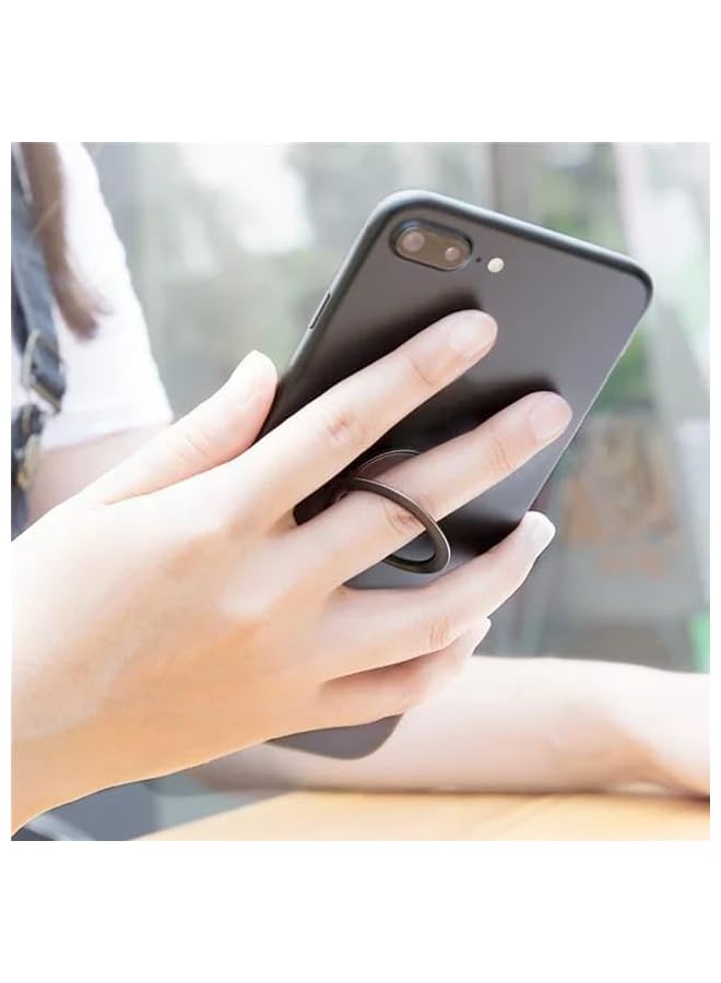 Green Tiger Mobile Phone Ring Holder, Black Color Adjustable Finger Grip,Supports Car Mount & Compactable with any Smartphone - Image 4