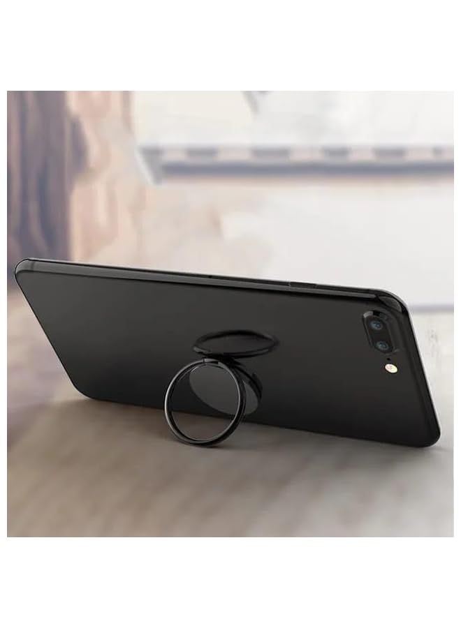 Green Tiger Mobile Phone Ring Holder, Black Color Adjustable Finger Grip,Supports Car Mount & Compactable with any Smartphone - Image 5