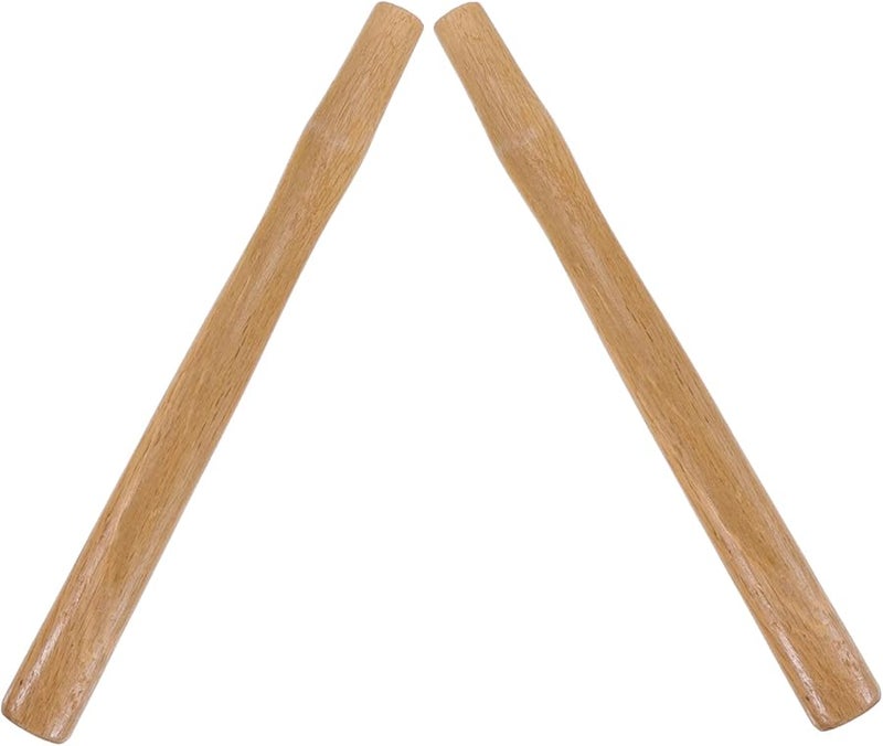 2Pcs Replacement Hammer Handle Wooden with Comfort Grip 14 Inch - Image 2