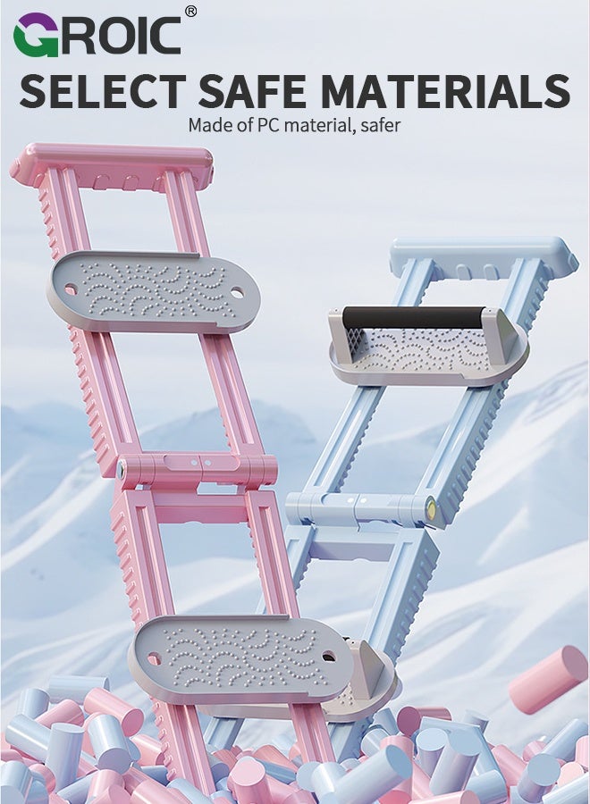 GROIC Leg Exercise Equipment - Ski Exercise Machine Leg Exerciser, Thigh Master Pelvic Muscle Hip Trainer, Inner Thigh Exerciser Pilates Machine for Women, Home Postpartum Repair Machine - Image 4