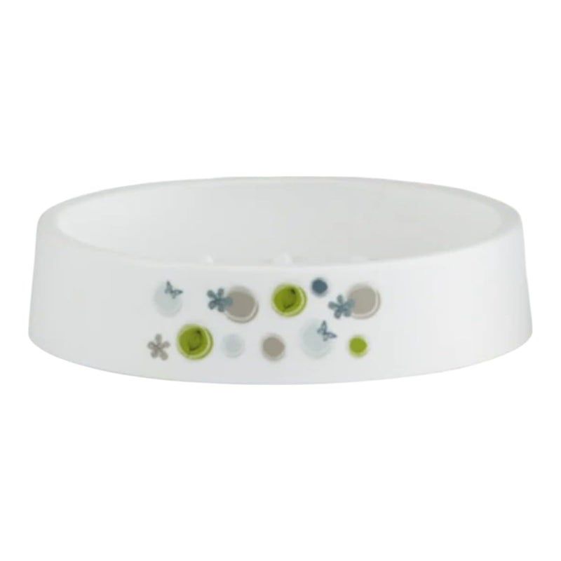 Kookee Ceramic Soap Holder, Durable & Stylish Soap Dish for Bathroom & Kitchen (1 Piece) (05799-SH) - Image 1