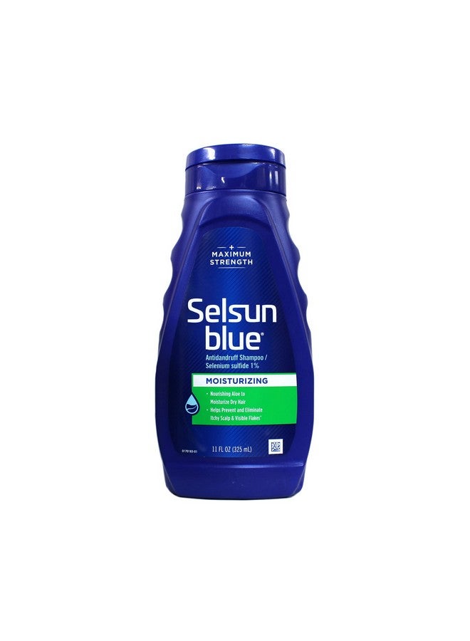 Selsun Blue Moisturizing with Aloe Dandruff Shampoo 11 oz (Pack of 9) - Image 1