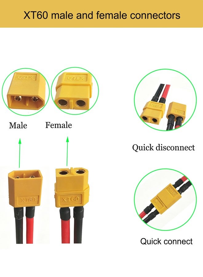 YETOR XT60 Plug Connector Female and Male,12AWG XT60 Connector - Image 4