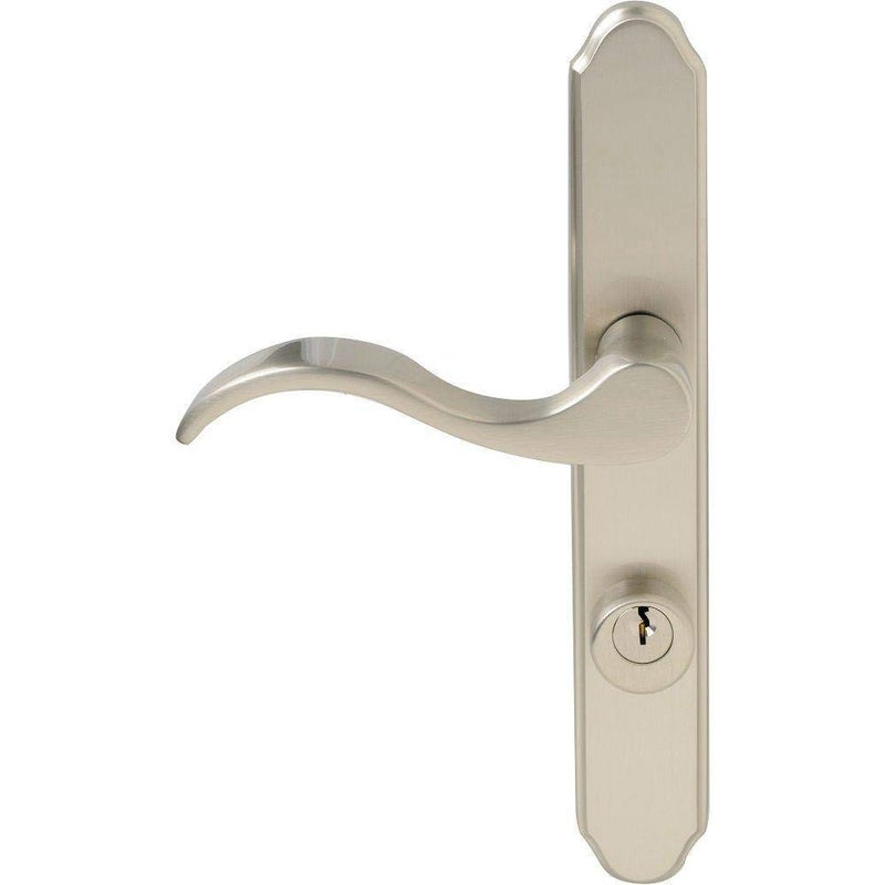 Wright Products - Serenade Mortise Keyed Lever Mount Latch with Deadbolt for Screen and Storm Doors, Satin Nickel - Image 3