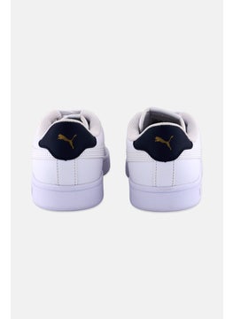 PUMA Kids Boy Smash V2 Lace Up Outdoor Shoes, White  - Image 3