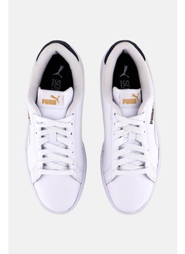 PUMA Kids Boy Smash V2 Lace Up Outdoor Shoes, White  - Image 2