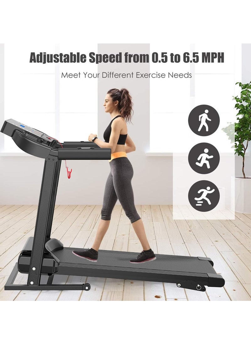 WAKYME Multifunctional Treadmill Perfect Treadmills for Home Use Walking or Running Treadmill with Incline Bluetooth Enabled 300 lbs User Capacity with Heart Rate Sensor 8-layer Interactive Shock Absorption  - Image 3