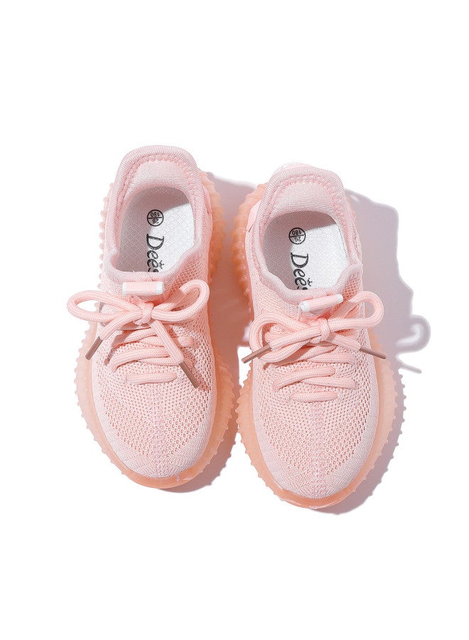 DEESHA Mesh Breathable】2025 Spring Girls' Sports Shoes, Lightweight Knitted Running Shoes For Big Kids - Image 5
