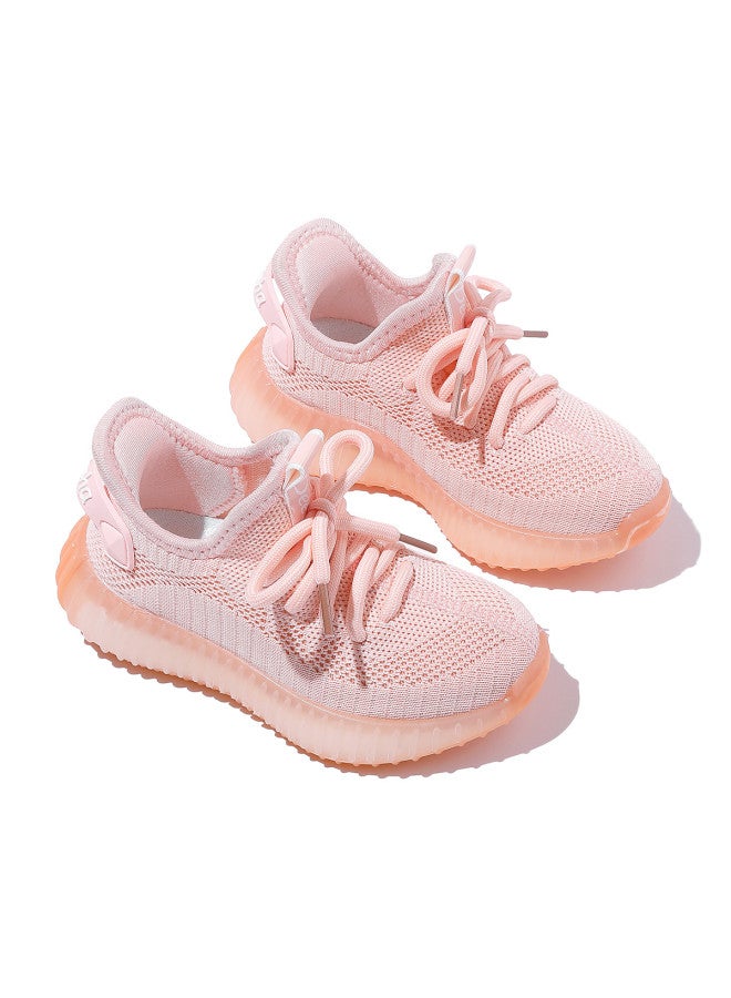 DEESHA Mesh Breathable】2025 Spring Girls' Sports Shoes, Lightweight Knitted Running Shoes For Big Kids - Image 4