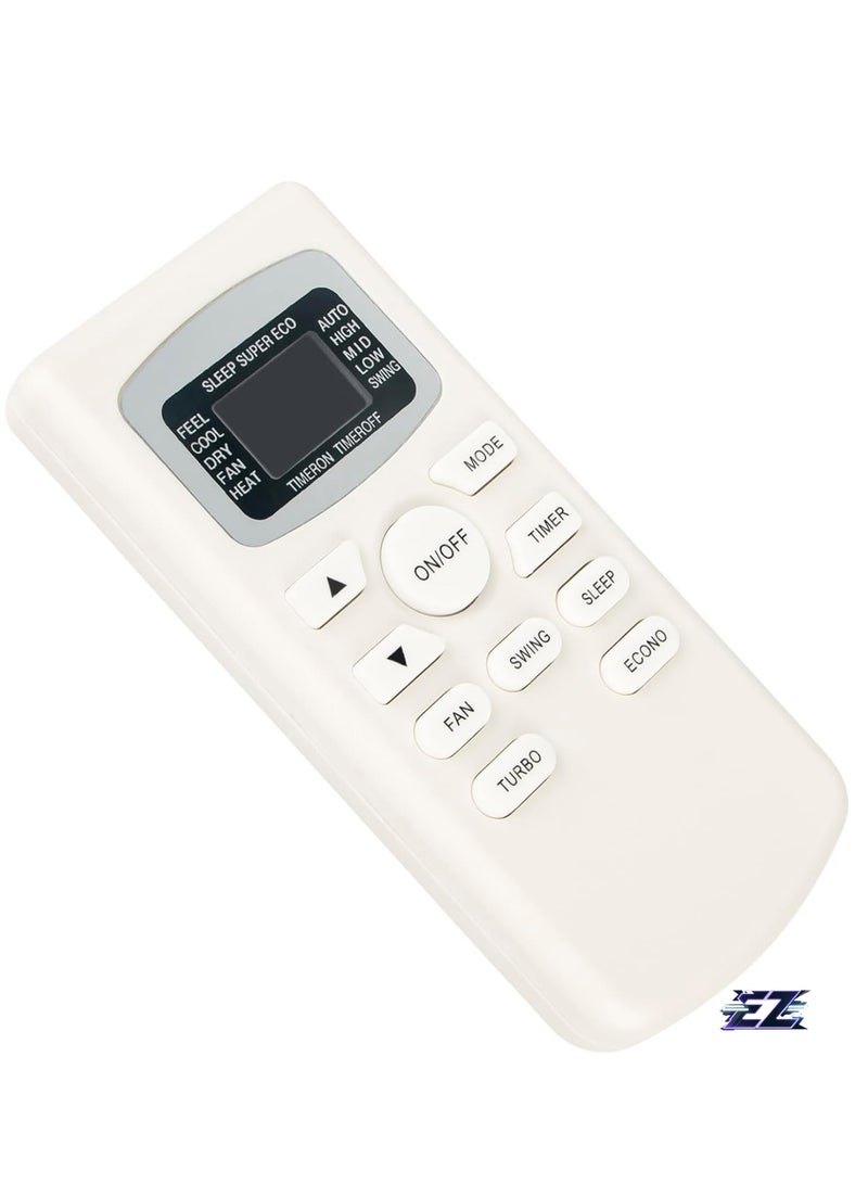 ELTRAZONE Replacement Air Conditioner Remote Control GYKQ-34 Compatible with Solius/Black & Decker/TCL Air Conditioner TM-PAC-08E3 BPACT10WT BPACT12WT with battery - Image 2