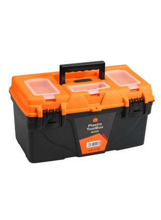 Plastic Tool Box Organizer-18inch- Sturdy Impact and Weather Resistant with Secure Latch Closure Utility Storage Toolbox - Removable Display Tray for House Repairs Mechanics Plumbing Workshops - pzsku/Z191BBA219BE2B9C66DE3Z/45/_/1728992589/0c5f22ca-f9e2-436f-9ace-65885a9084f8
