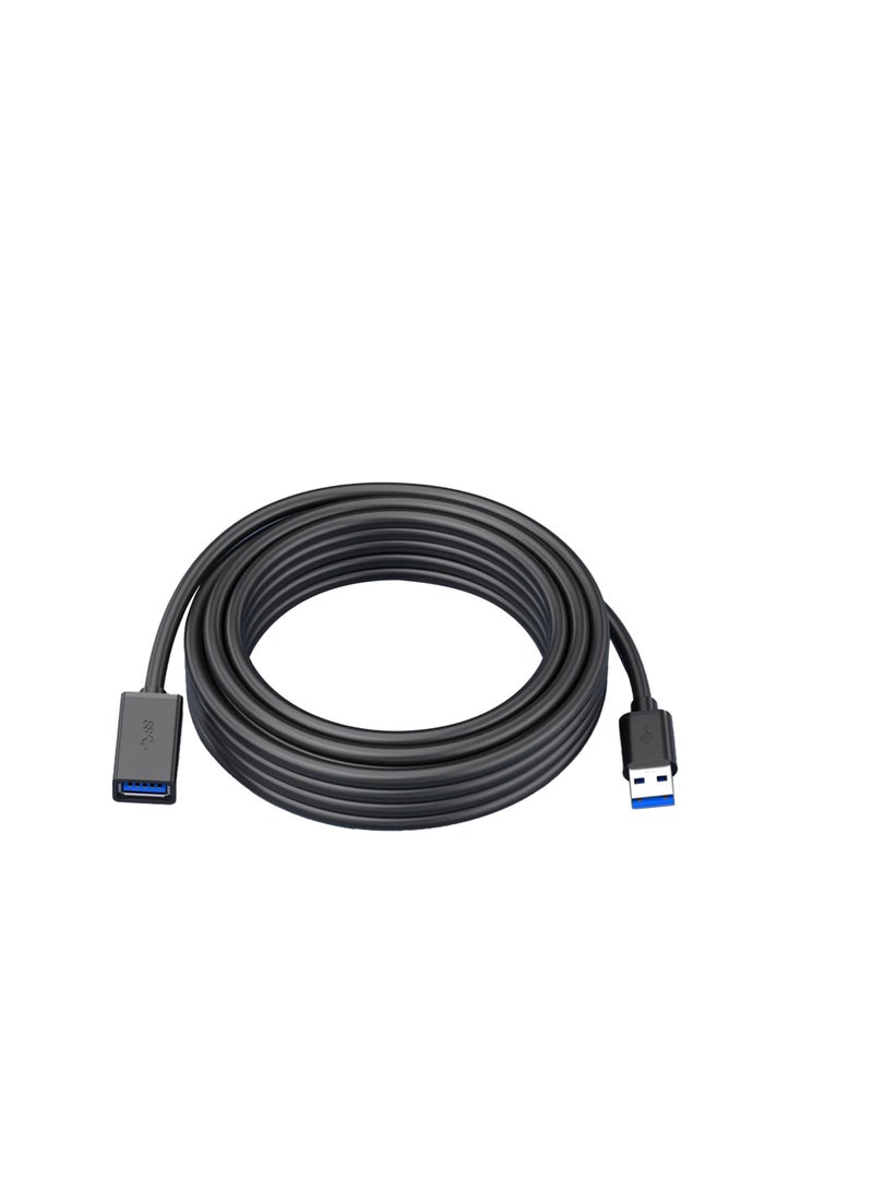 Terabyte كابل تمديد USB 3.0 بطول 5م/16.4 قدم، كابل تمديد نوع A ذكر إلى أنثى، نقل بيانات بسرعة 5Gbps للوحة المفاتيح، الفأرة، بلاي ستيشن، فلاش درايف، طابعة، كاميرا والمزيد - Image 1
