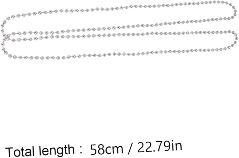 مجموعة سلسلة سحب مروحة السقف مع 20 مشبكًا معدنيًا مقاومًا للصدأ لتركيبات الإضاءة - Image 3