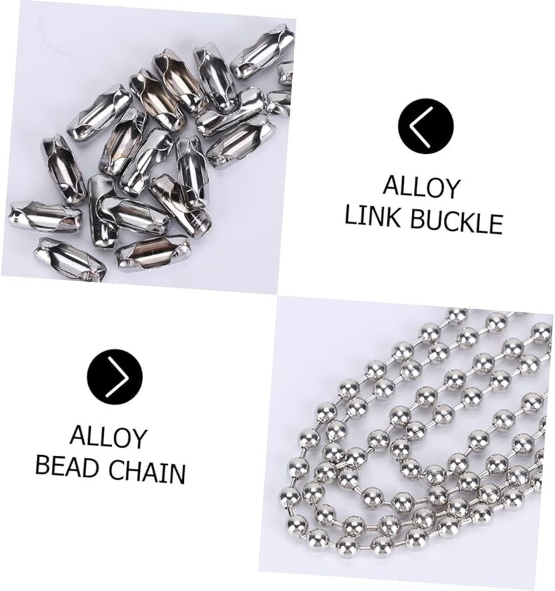 مجموعة سلسلة سحب مروحة السقف مع 20 مشبكًا معدنيًا مقاومًا للصدأ لتركيبات الإضاءة - Image 5