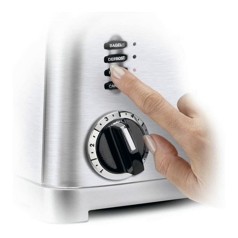 Cuisinart CPT-160 Metal Classic 2-Slice Toaster, Brushed Stainless - Image 2
