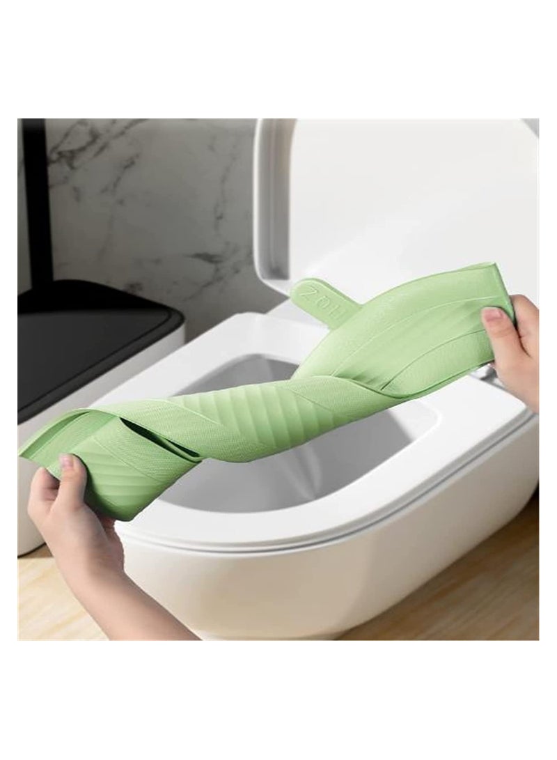SYOSI Waterproof Foam Toilet Mat,Toilet Seat Cover Cushion Waterproof,Toilet Seat Cushion Self Adhesive,Bathroom Toilet Seat Cover Sticker,Universal Soft Washable Warmer Thicker Winter Mat Cushion  - Image 4
