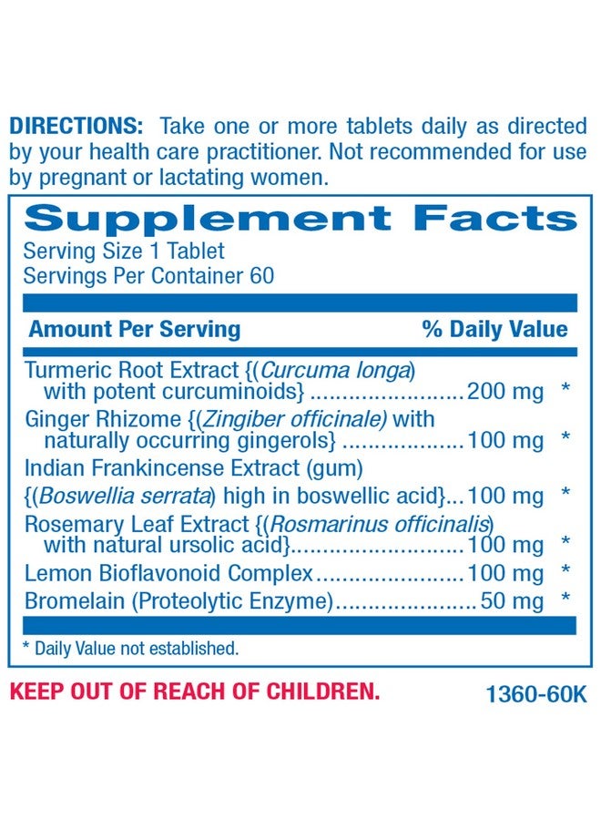 Anabolic Laboratories Pro ENZ Joint Support Supplement - Clinical Formula Turmeric Boswellia Supplement for Joint & Cartilage Mobility and Comfort Support Plus Eicosanoid Management with Proteolytic Enzymes (60 Servings) - Image 2