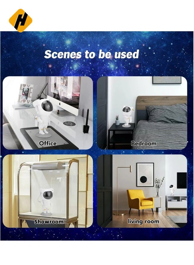 هوها أضواء ليلة الإسقاط النجوم ، ديكور غرفة الأطفال الجمالية ، Tiktok Nebula Galaxy Projector ، التحكم عن بُعد ورأس مغناطيسي 360 درجة ، وأضواء لغرفة النوم ، وديكور غرفة ألعاب لامعة  - Image 2