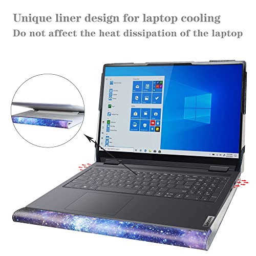 Alapmk Protective Case for Lenovo Yoga 7i 2-in-1 16 Gen 9/Yoga 7i 16 Gen 8 &case for HP EliteBook 860 G11/ EliteBook 860 G10/ProBook 460 G11/EliteBook 660 G11 16"[Not fit Yoga 7i 14/15],Galaxy - Image 5