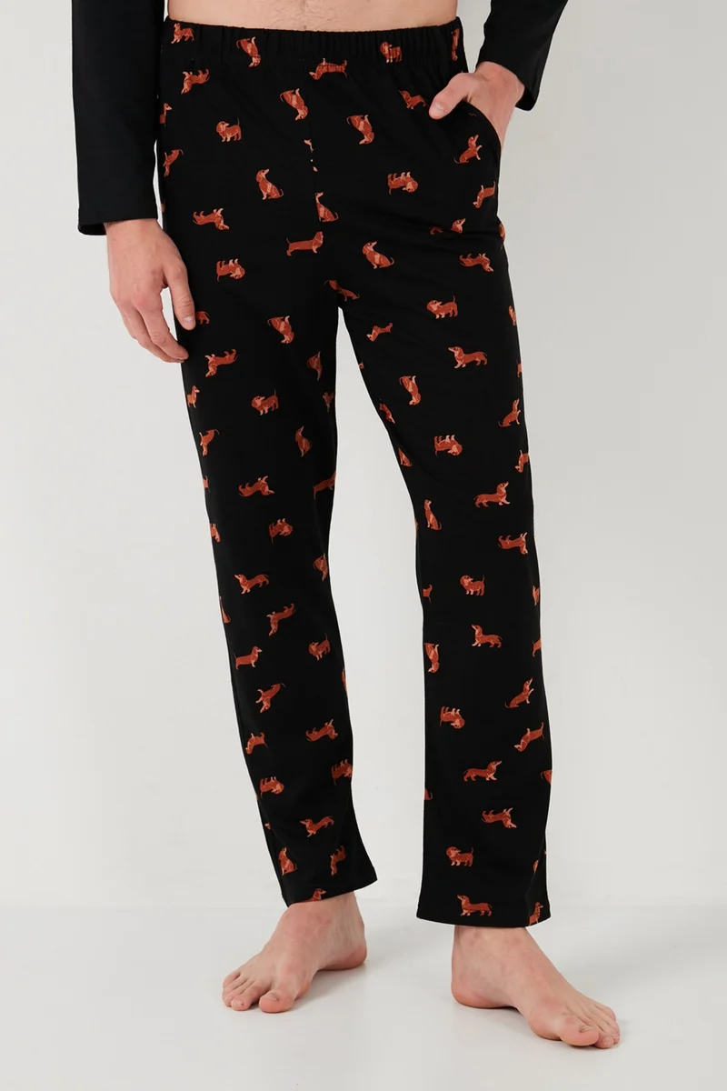 Buratti Cotton Regular Fit Long Sleeve Pajama Set Men's Pajama Set 6572013